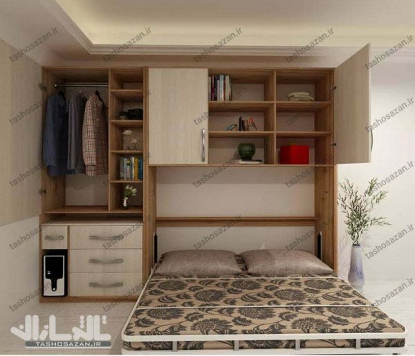 تخت کمجا دو نفره عمودی مدل TSH-9020