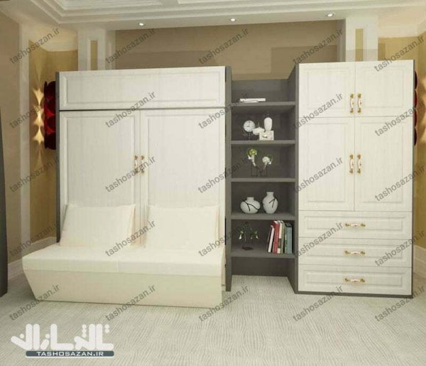 تخت کمجا دو نفره عمودی مدل TSH-9422