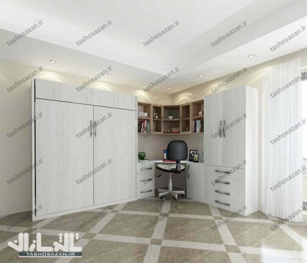تخت تاشو دونفره عمودی مدل TSH-9419