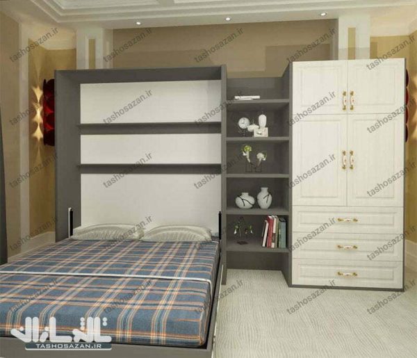 تخت کمجا دو نفره عمودی مدل TSH-9422