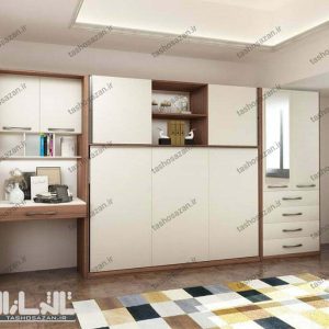 تخت تاشو یک نفره افقی کد TSH-9815