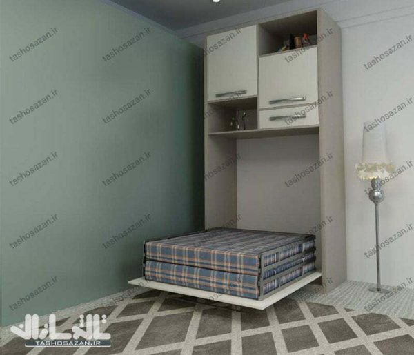 تخت یک نفره دوبل تاشو مدل TSH-9013