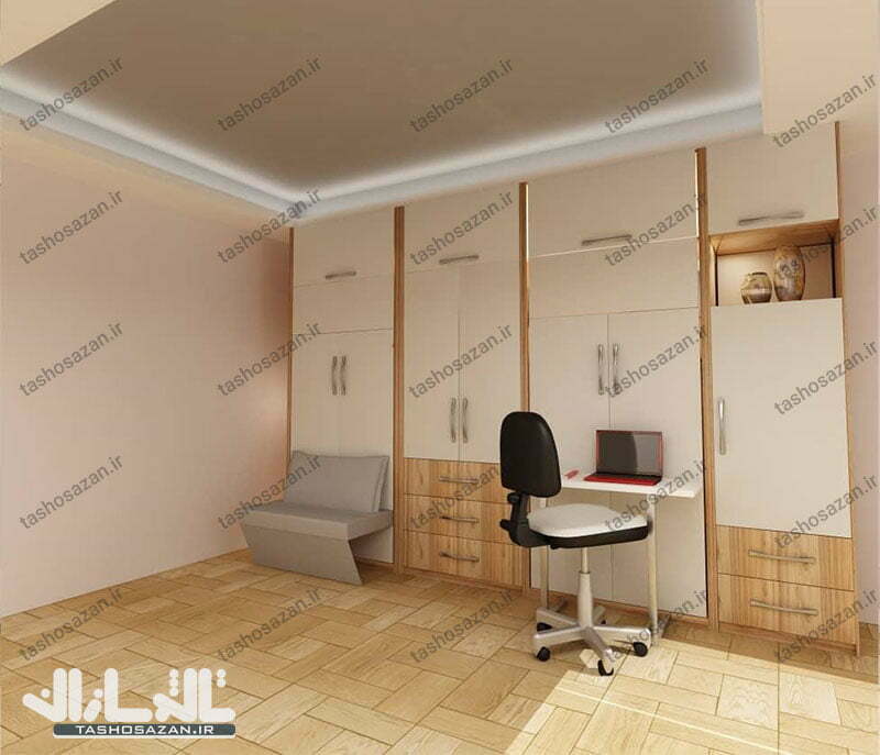 تخت کمجا یک نفره عمودی مدل TSH-9715