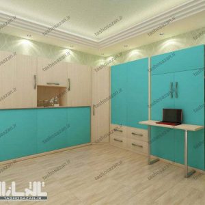 تخت تاشو یک نفره افقی مدل TSH-۹۸۱۳