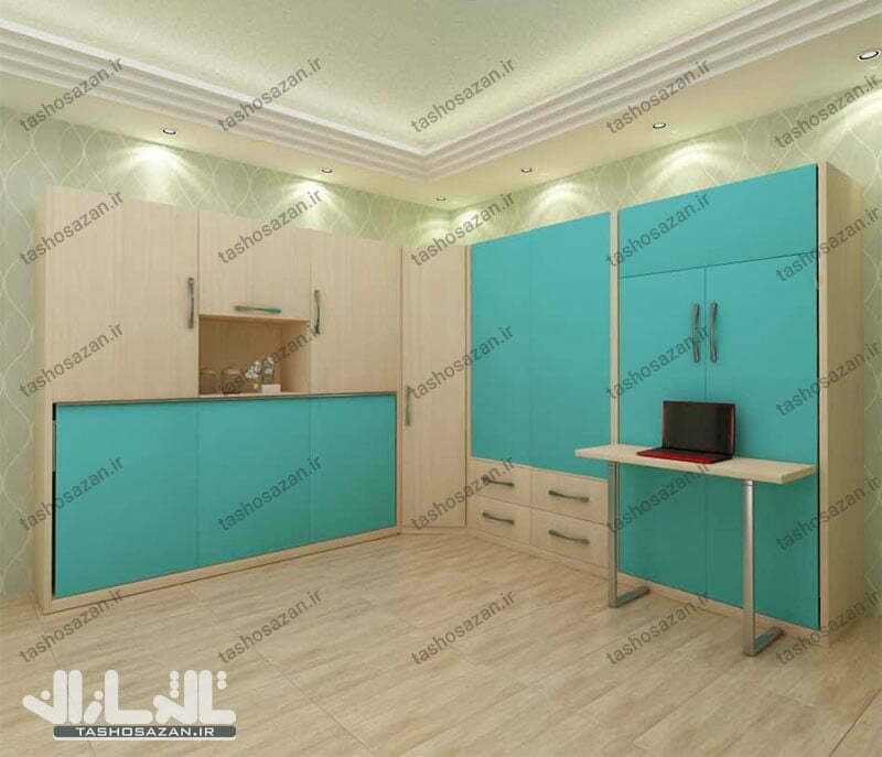 تخت تاشو یک نفره افقی مدل TSH-۹۸۱۳