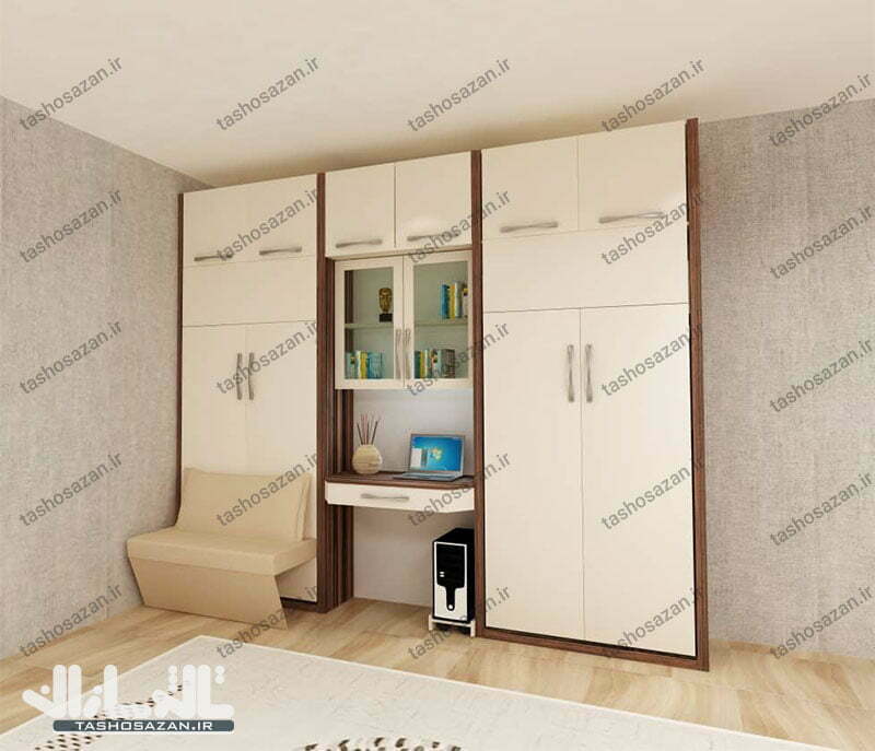 تخت کمجا یک نفره عمودی مدل TSH-9714