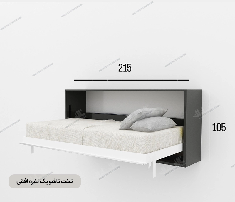 تخت تاشو یک نفره مدل TSH-9817