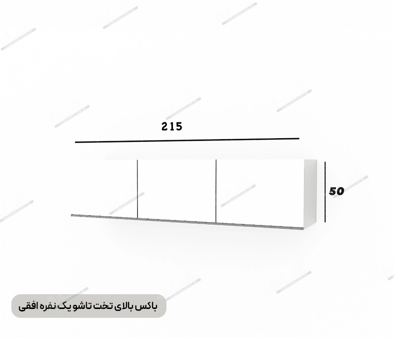 تخت تاشو یک نفره مدل TSH-9817
